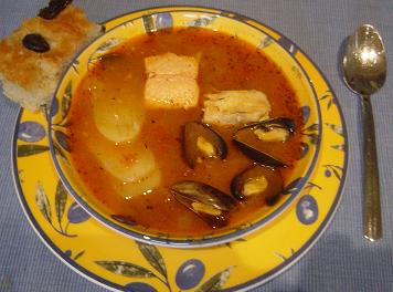 Fiskesuppe Fremgangsmåte